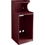 Dark Cherry Wood Utility Cabinet