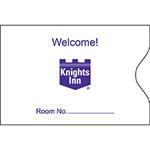 Knights Inn® Key Card Envelope