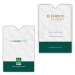 "Value Q" Quality Inn Key Card Holders