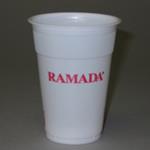 Ramada Inn Plastic Logo Cups