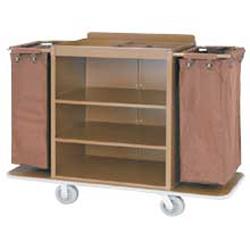 Full Size Metal Housekeeping Cart