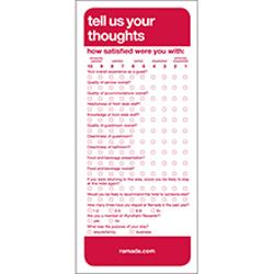 Ramada Comment Cards