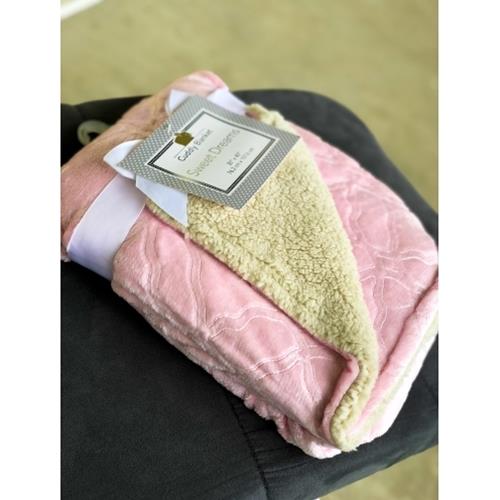 Buy Pink Sherpa Baby Blanket Online GoAVM