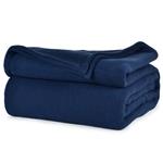 90X90 Fleece Microloft Blanket- Navy