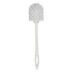 Commercial-Grade Toilet Bowl Brush, 10" Handle, White, 24/Carton