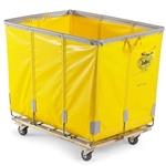 8 Bushel Glosstex Fabric Laundry Truck