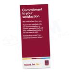 Discontinued Comfort Suites Logo 100% Satisfaction Cards
