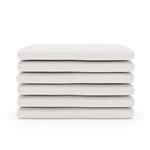 SafeFit Elastic Crib Sheets- White