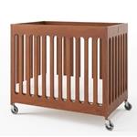 Compact Boutique Folding Crib -Cherry