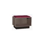 Small Bench w/ Upholstered Seat Cushion (Ruby Scheme)