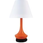 Howard Johnson Desk Lamp w/ Rocker Switch - Orange