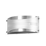 Curved Steel and Glass Sconce (SC6)