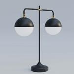 Nightstand Table Lamp @ Queen Headboard