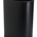 Oval 13 qt. Leatherette Wastebasket