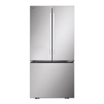 French 3-Door Refrigerator w/ Hybrid Handle Design- 25 cu. ft.