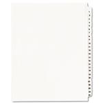 Avery-Style Legal Exhibit Side Tab Side Divider - White