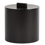 3 Qt Round Ice Bucket- Gloss Black