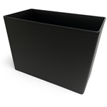 Essential Dual Chamber Resin 18 Qt. Wastebasket