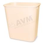 Plain 13 qt. Wastebasket - Vanilla