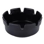 4" Plastic Ashtray - Black