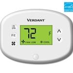 Verdant VX2 Wireless EMS Thermostat unit with built-in Occupancy Detection in White