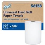 Scott Universal 100% Recycled Fiber Hard Roll Paper Towels- 6/case