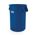 44 Gallon Resin Utility Trash Can - Blue