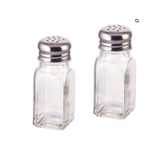 Square Salt and Pepper Shakers -2oz
