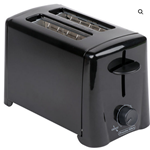 2-Slice Toaster - Black