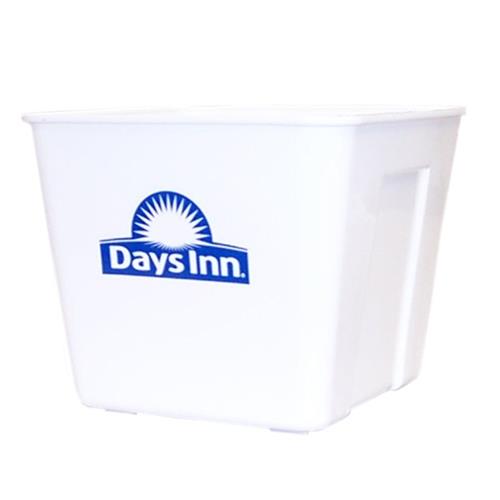 3 Quart Square Plastic Ice Buckets