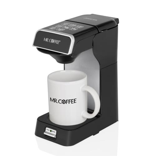 AVM Enterprises, Inc - Mr. Coffee 1 Cup Black/Silver Accent Coffee