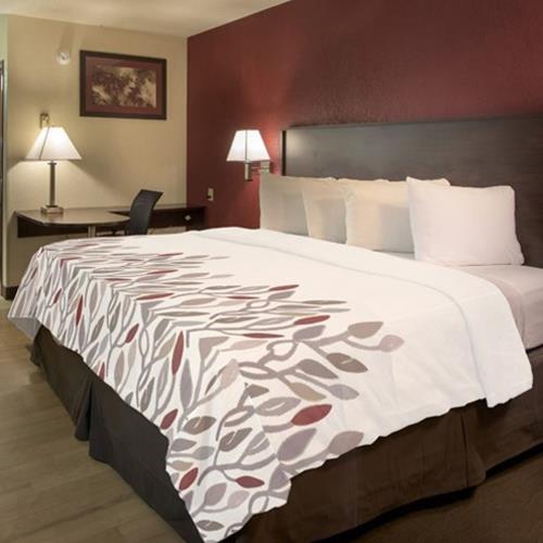 Avm Enterprises Inc Red Roof Inn King Enchanted Leaves Coverlet