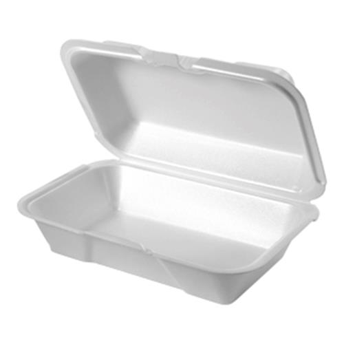 AVM Enterprises, Inc - Small, Deep All Purpose Foam Hinged Snack Container